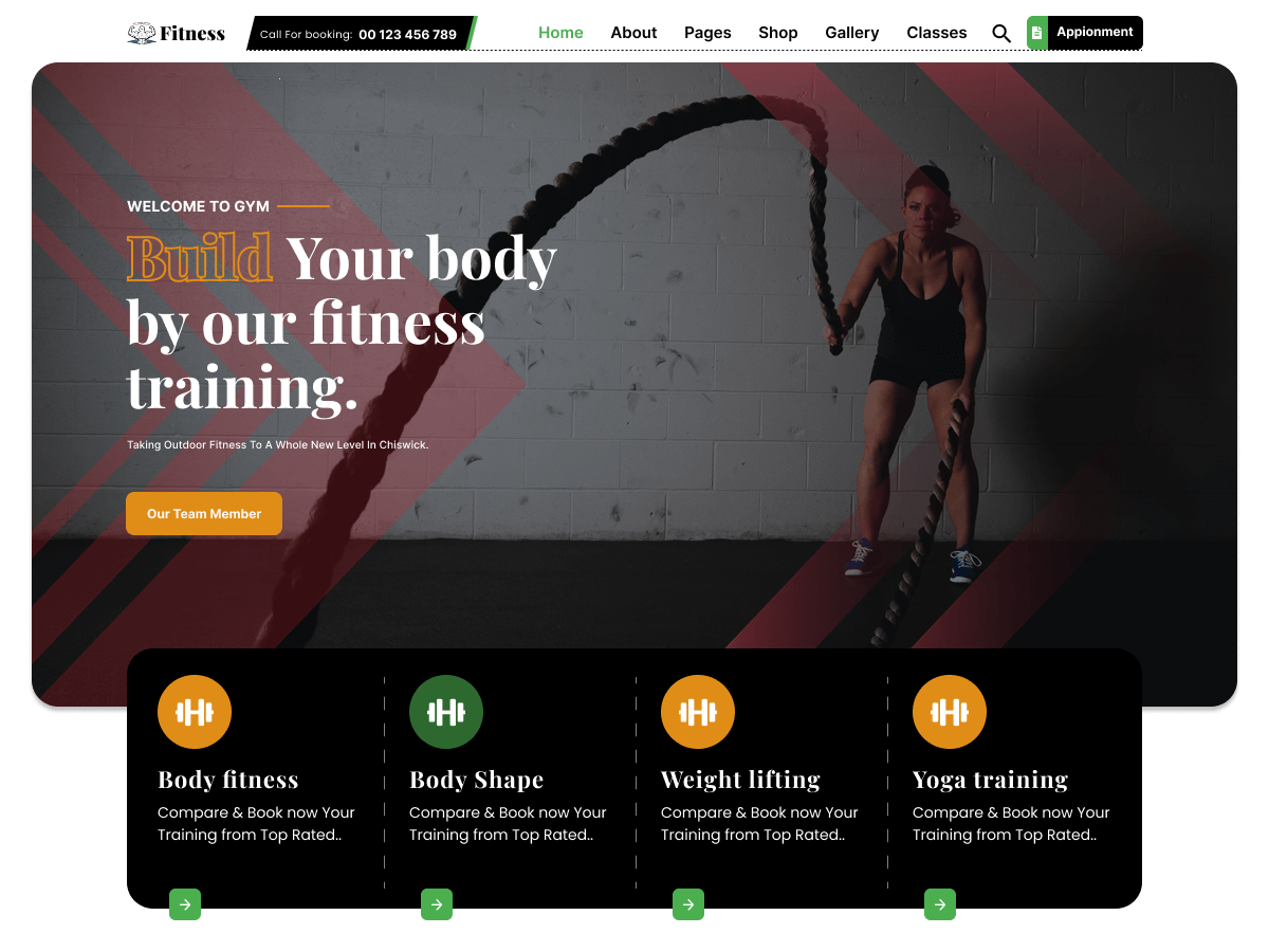 دانلود قالب های وردپرسی 3 Fitness Cardio